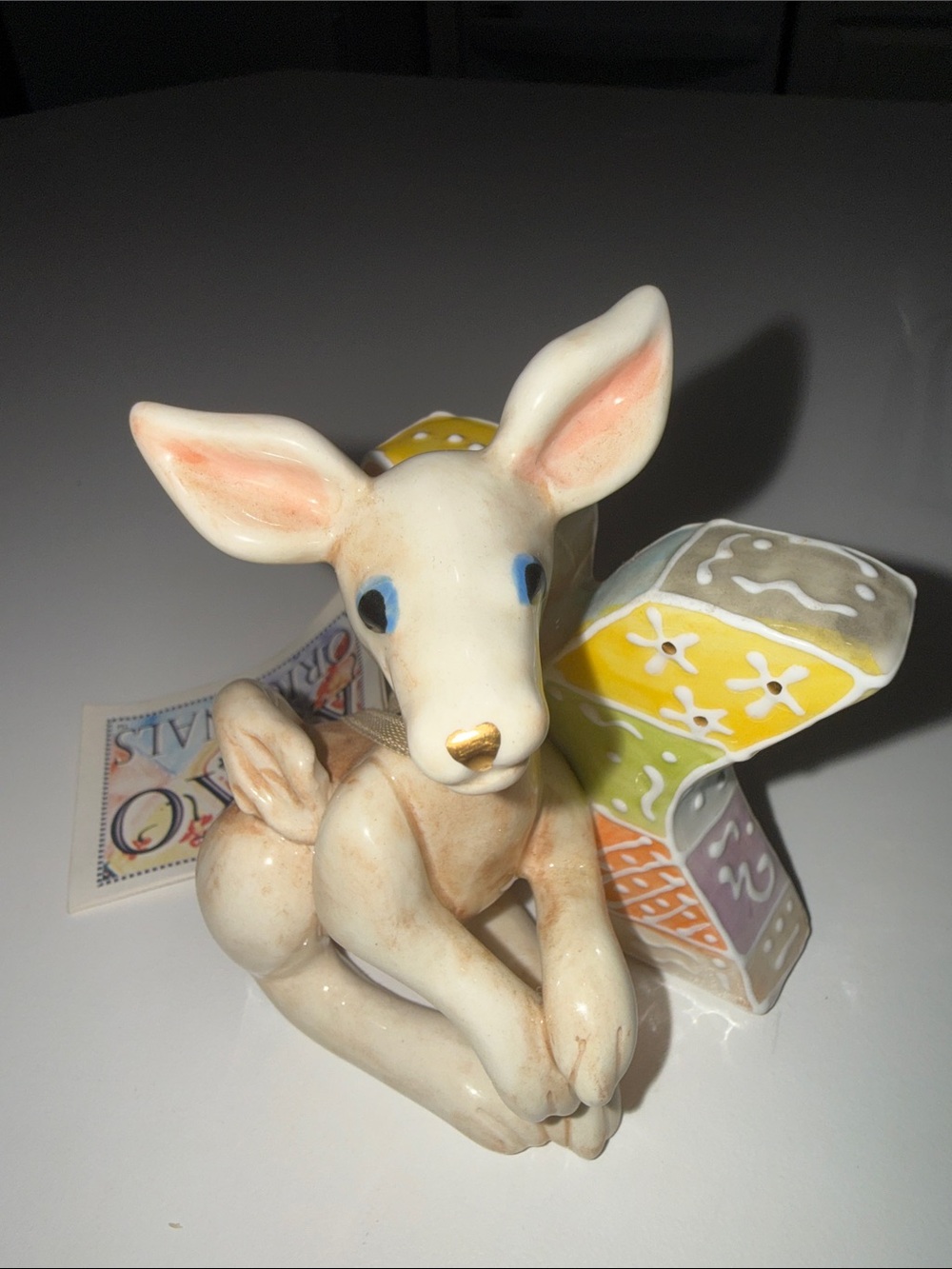 Vintage 2002 KoKo Originals “K” is for Kangaroo  Ceramic Figurine Mint  with Tag